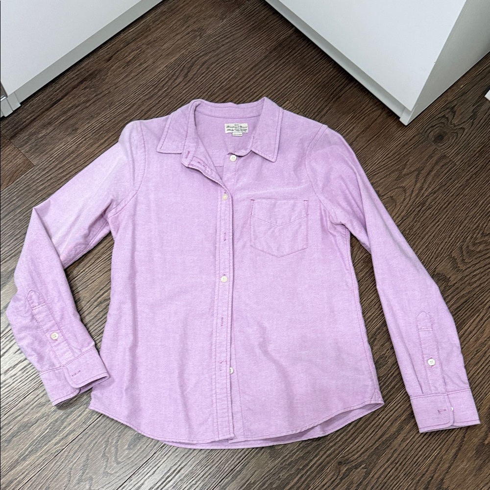 NYC Broadway & Broome lavender button down - Size Small
